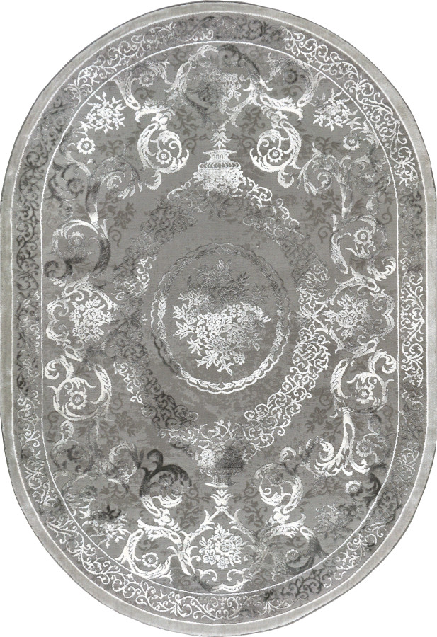 Ковер 1,60х2,30 Lumina 03760A grey oval