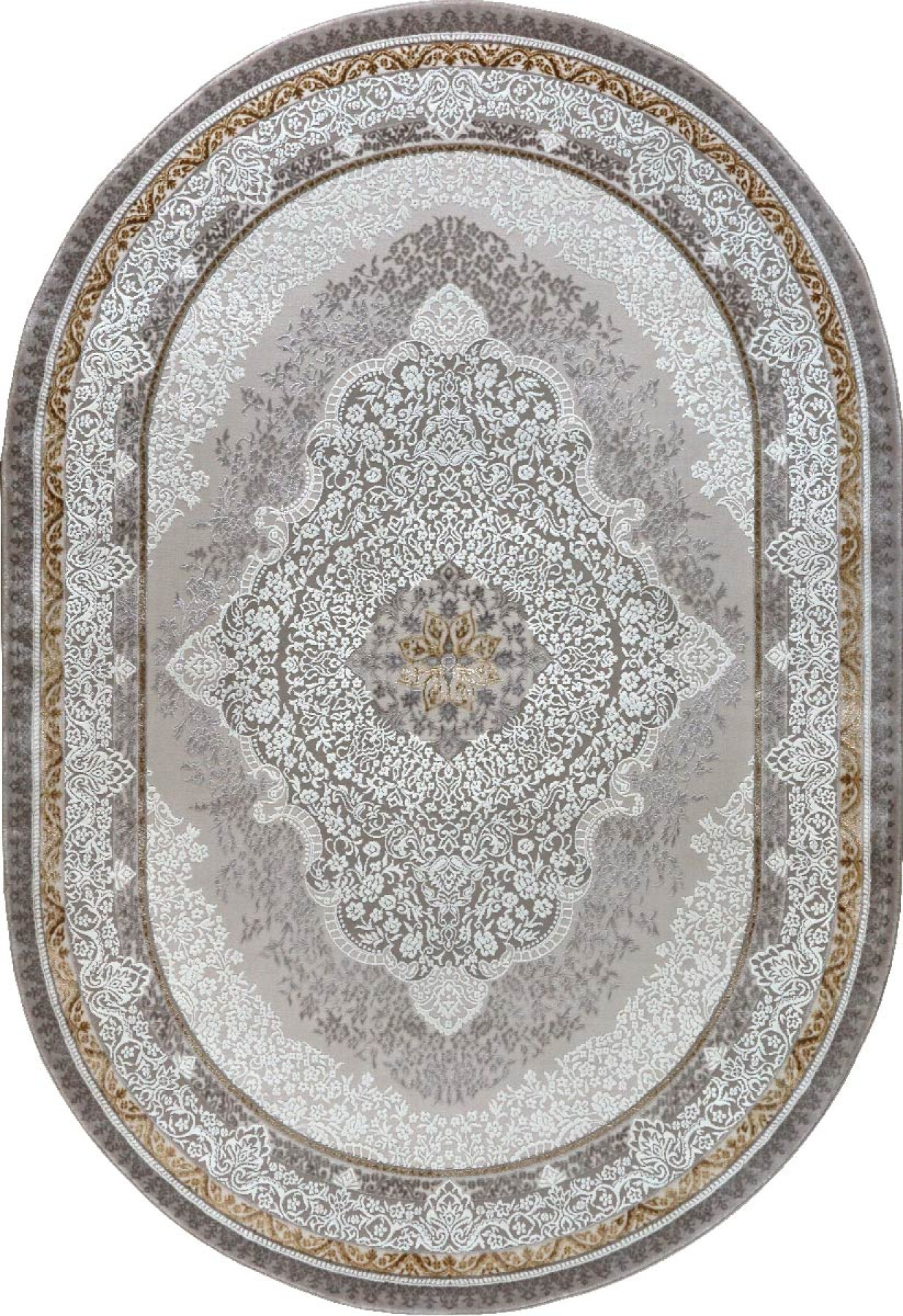 Ковер 1,60х2,30 Aurora GL037E brown oval