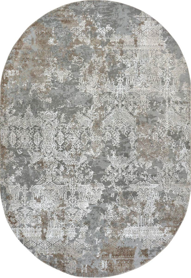 Ковер 2,00х2,90 Lumina 03851C grey brown oval