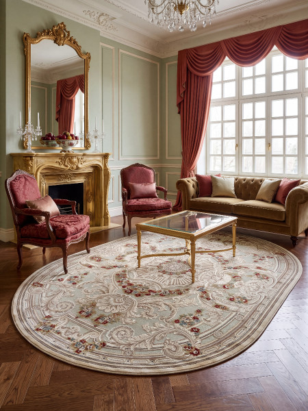 Ковер 2,00х2,90 Relief Silk 38388 626260 oval