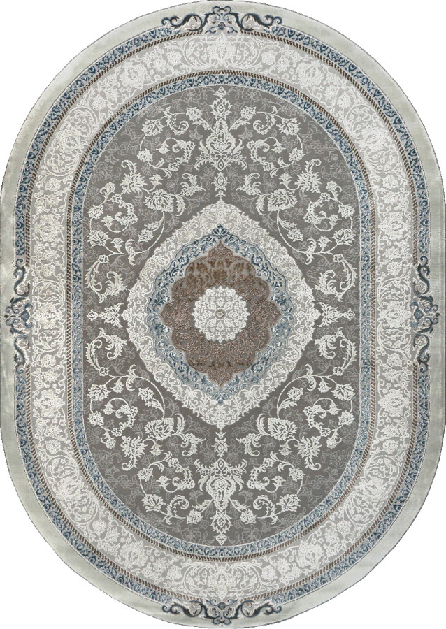 Ковер 2,40х3,40 Lumina 03874A blue oval