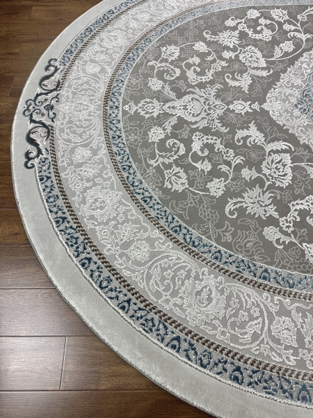 Ковер 2,40х3,40 Lumina 03874A blue oval