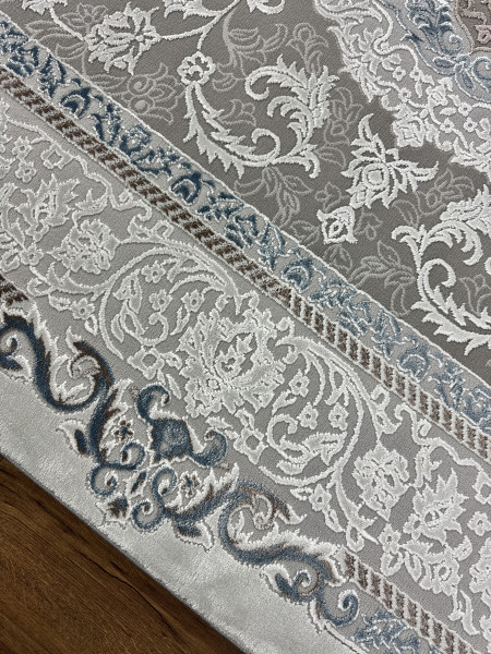 Ковер 2,40х3,40 Lumina 03874A blue oval