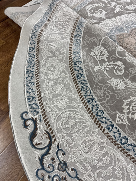 Ковер 2,40х3,40 Lumina 03874A blue oval