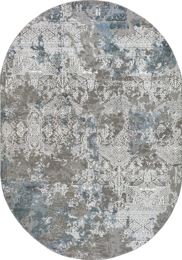 Ковер 1,60х2,30 Lumina 03851A blue oval