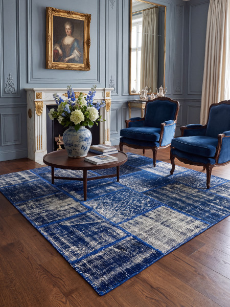 Ковер 1,70х2,40 Turkish Patchwork blue