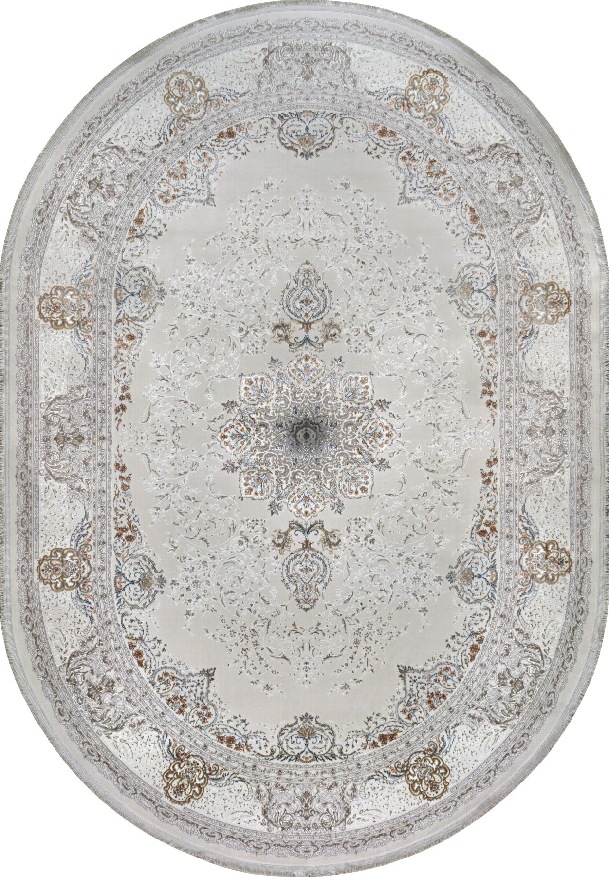 Ковер 1,60x2,30 Pearl Collection 7162A cream cream oval
