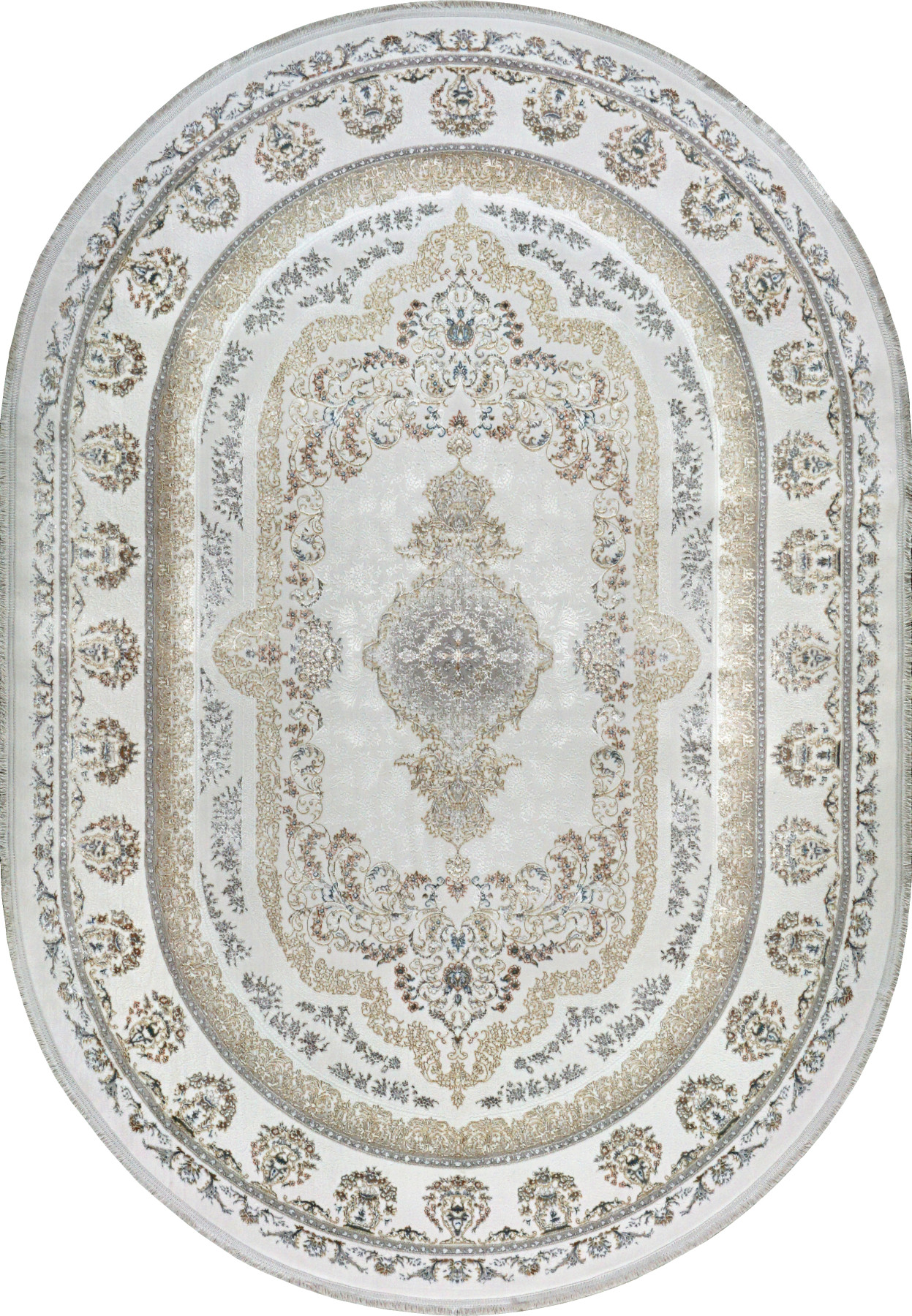 Ковер 1,60x2,30 Pearl Collection 7163A cream cream oval
