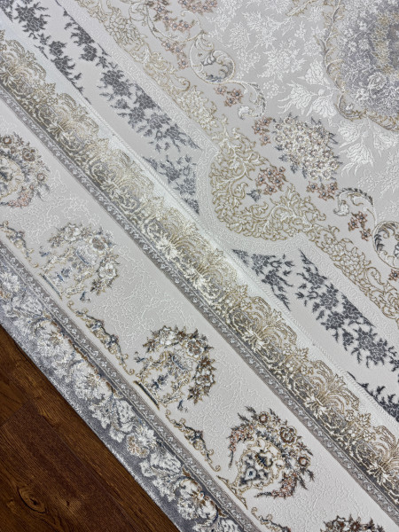 Ковер 0,80x2,00 Pearl Collection 7163A cream light gray