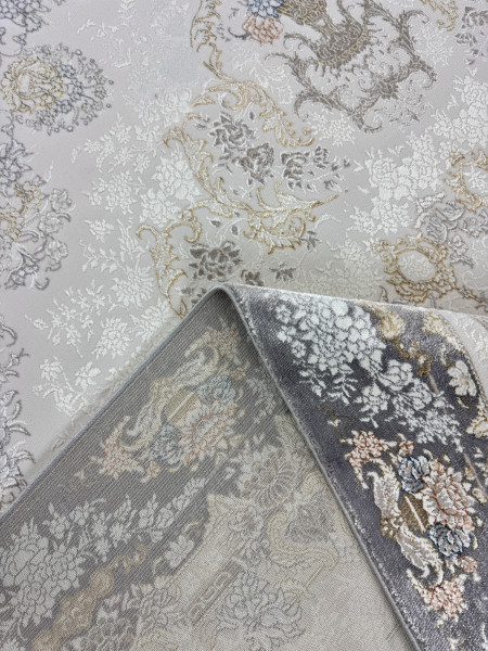 Ковер 0,80x2,00 Pearl Collection 7164A cream light gray