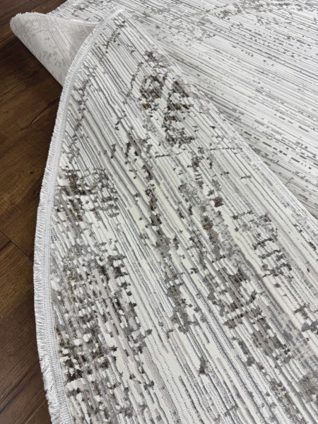 Ковер 2,00x2,00 Nova NL83A cream anthracite round