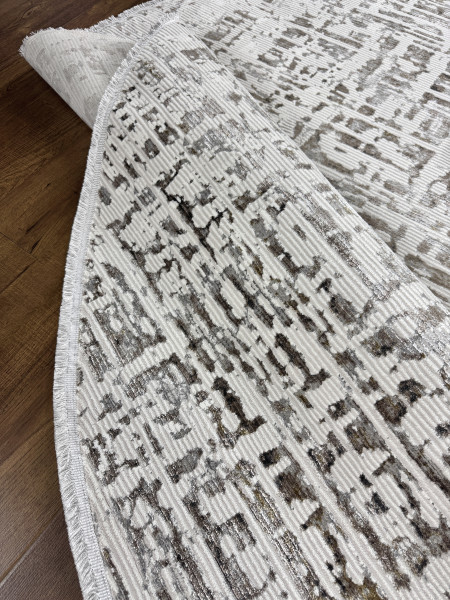 Ковер 2,00x2,00 Nova NY64B cream anthracite round
