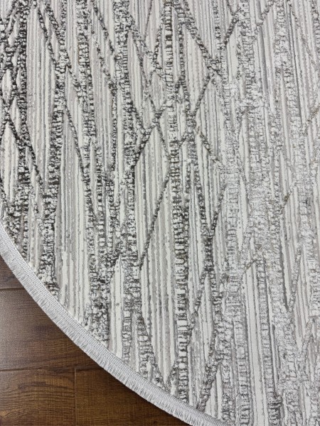 Ковер 2,00x2,00 Nova NY70B cream anthracite round