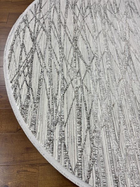 Ковер 2,00x2,00 Nova NY70B cream anthracite round