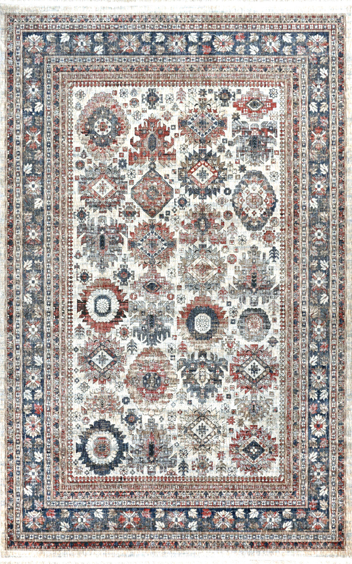 Ковер 1,60x2,30 Retro Collection KK34A beige multi rose