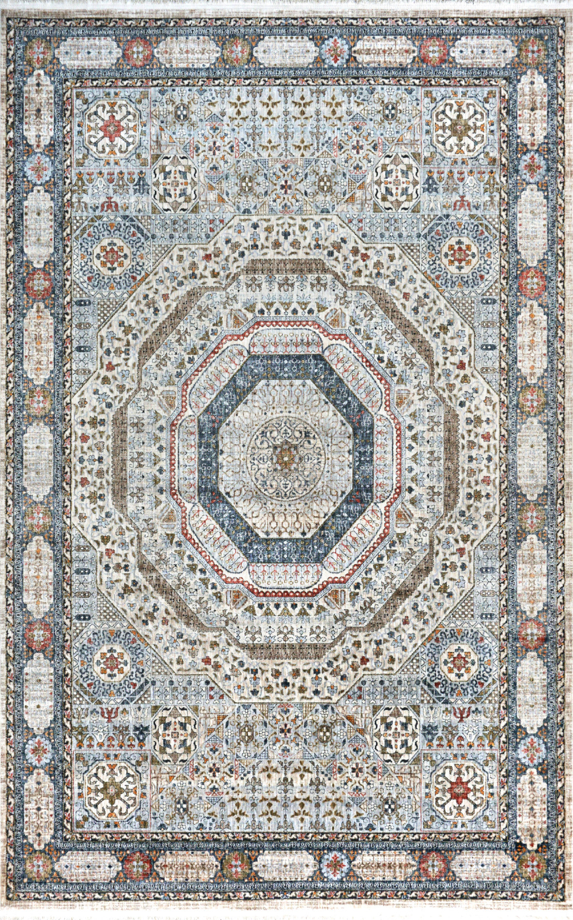 Ковер 1,60x2,30 Retro Collection KO61A beige multi aqua